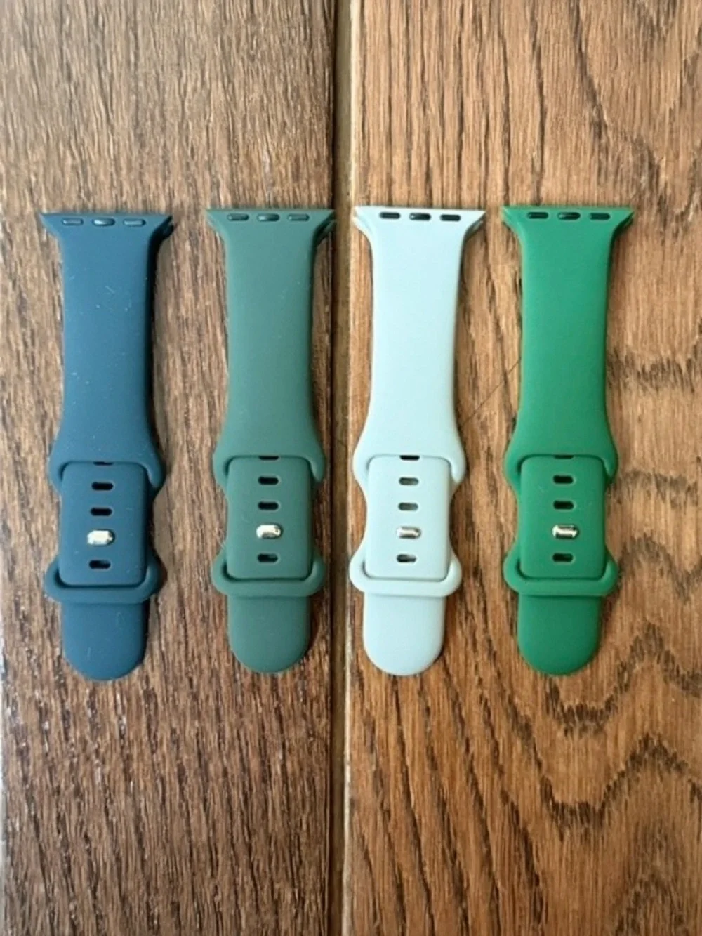 Apple Watch Sport Band Bundle – Navy Green Gray – 38/40/41mm Silicone Set NWOT